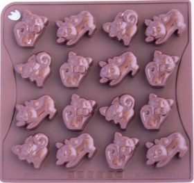 Picture of Silicone mold "Kitties"