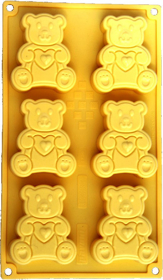 Picture of SIlicone mold "Little bears"